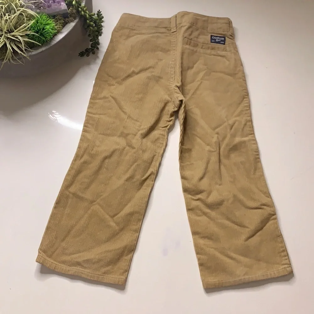 OshKosh B’Gosh 4 toddler corduroy tan straight leg pants kids clothes